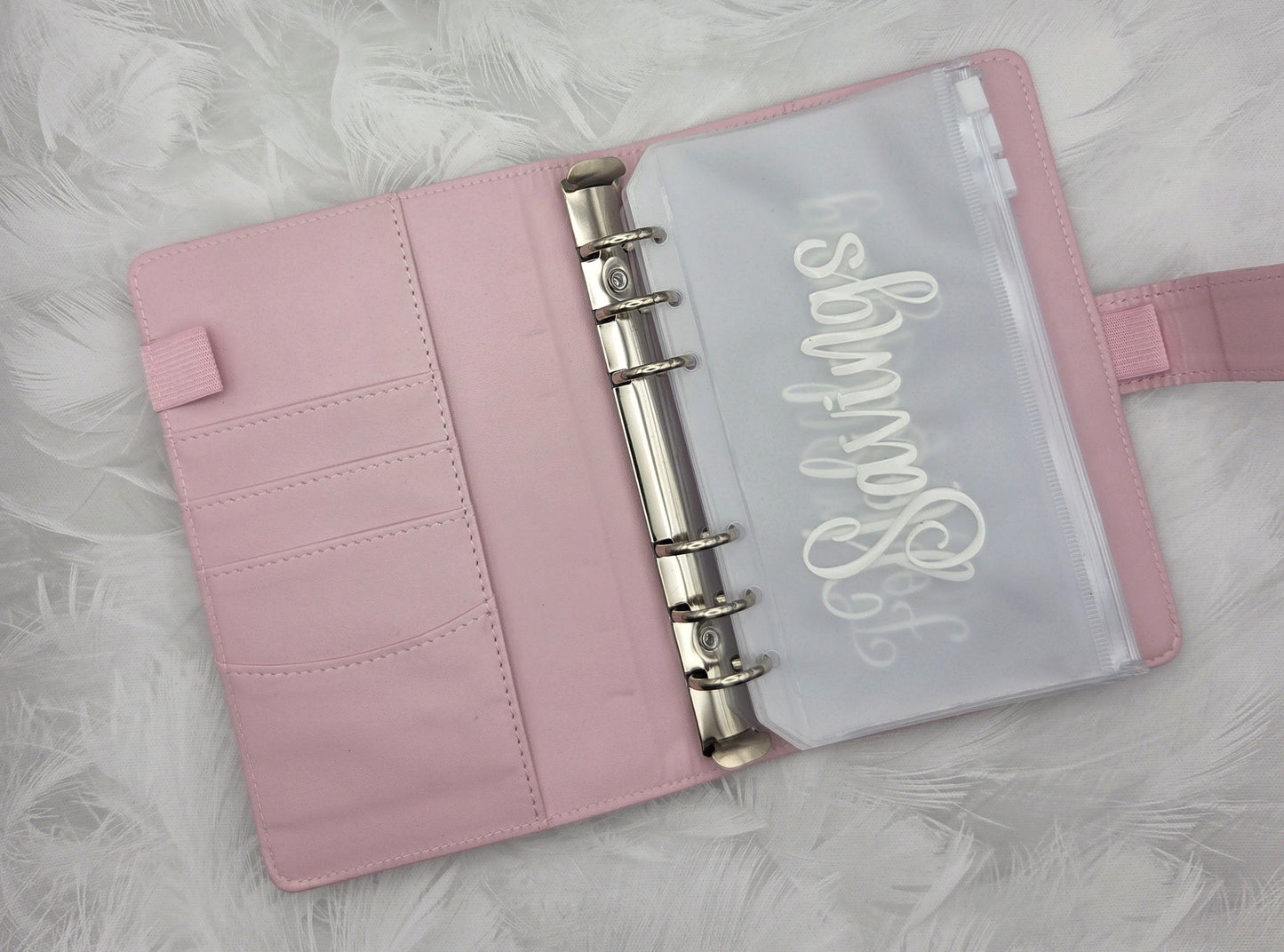 Baby Pink Money Savings Binder