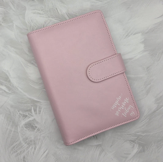 Baby Pink Money Savings Binder