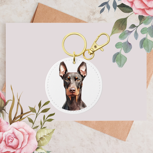 Brown Doberman