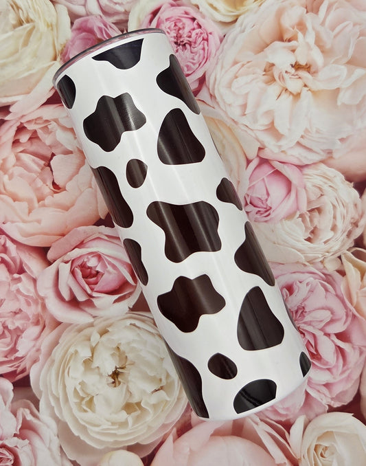 Cow Print Steel Tumbler