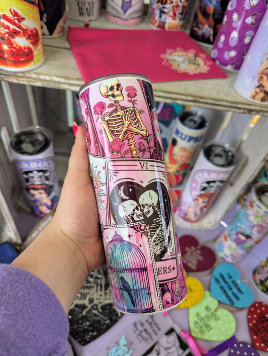 Tarot themed Steel Tumbler