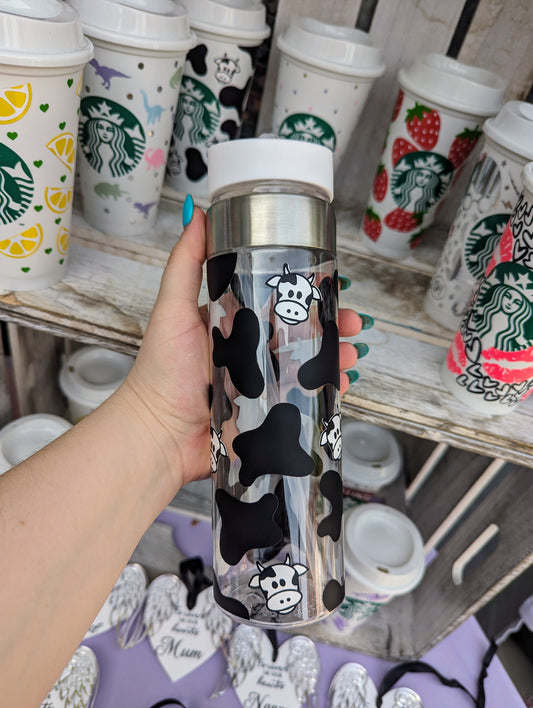 Cow themed Water bottle