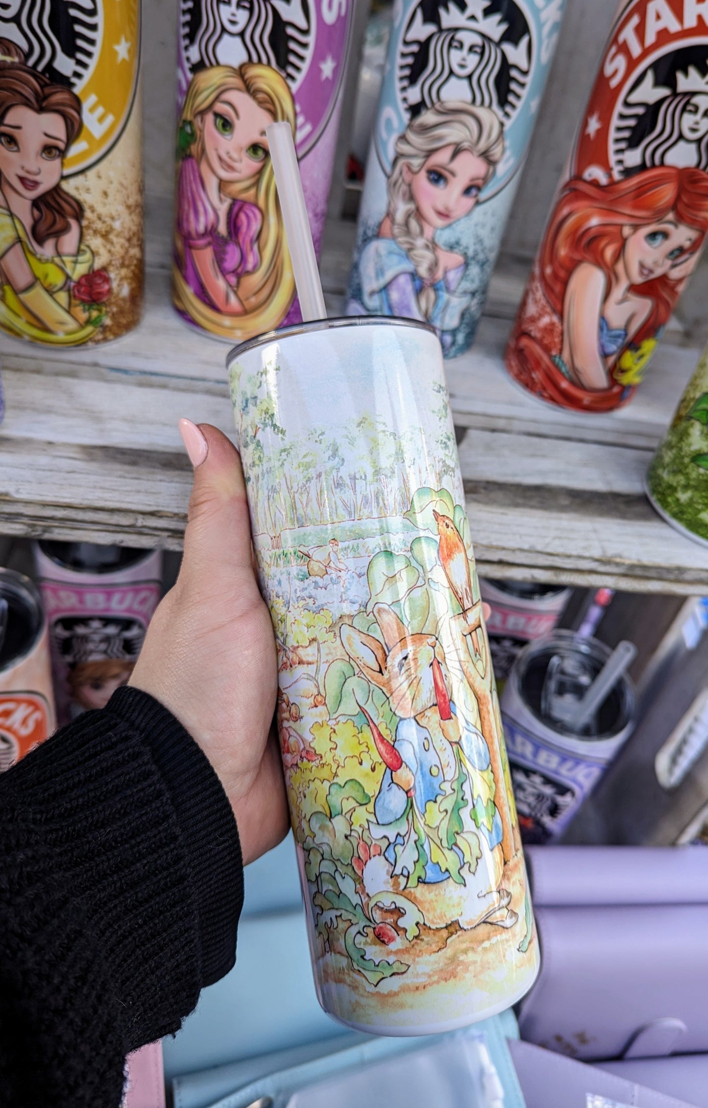 Childhood Rabbit Inspired Steel Tumbler