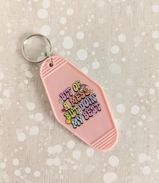 Slogan Keyring