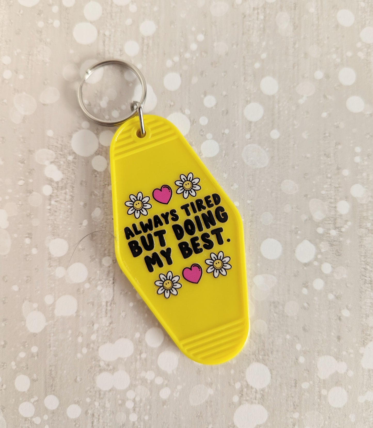 Slogan Keyring