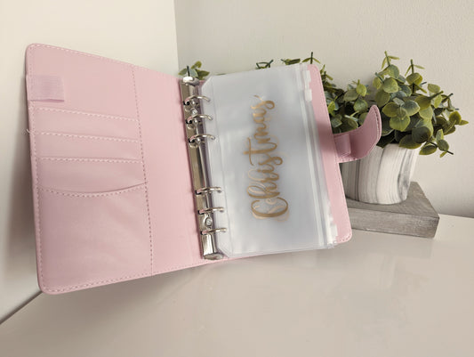 Baby Pink Money Savings Binder