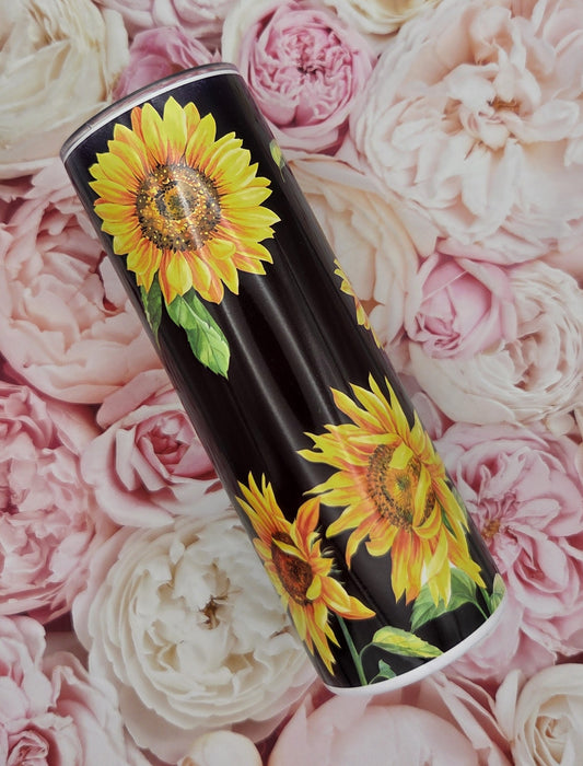 Sunflowers Steel Tumbler